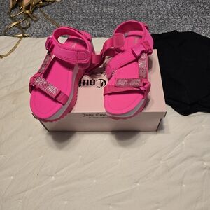Juicy Couture Kids Pink Sandals